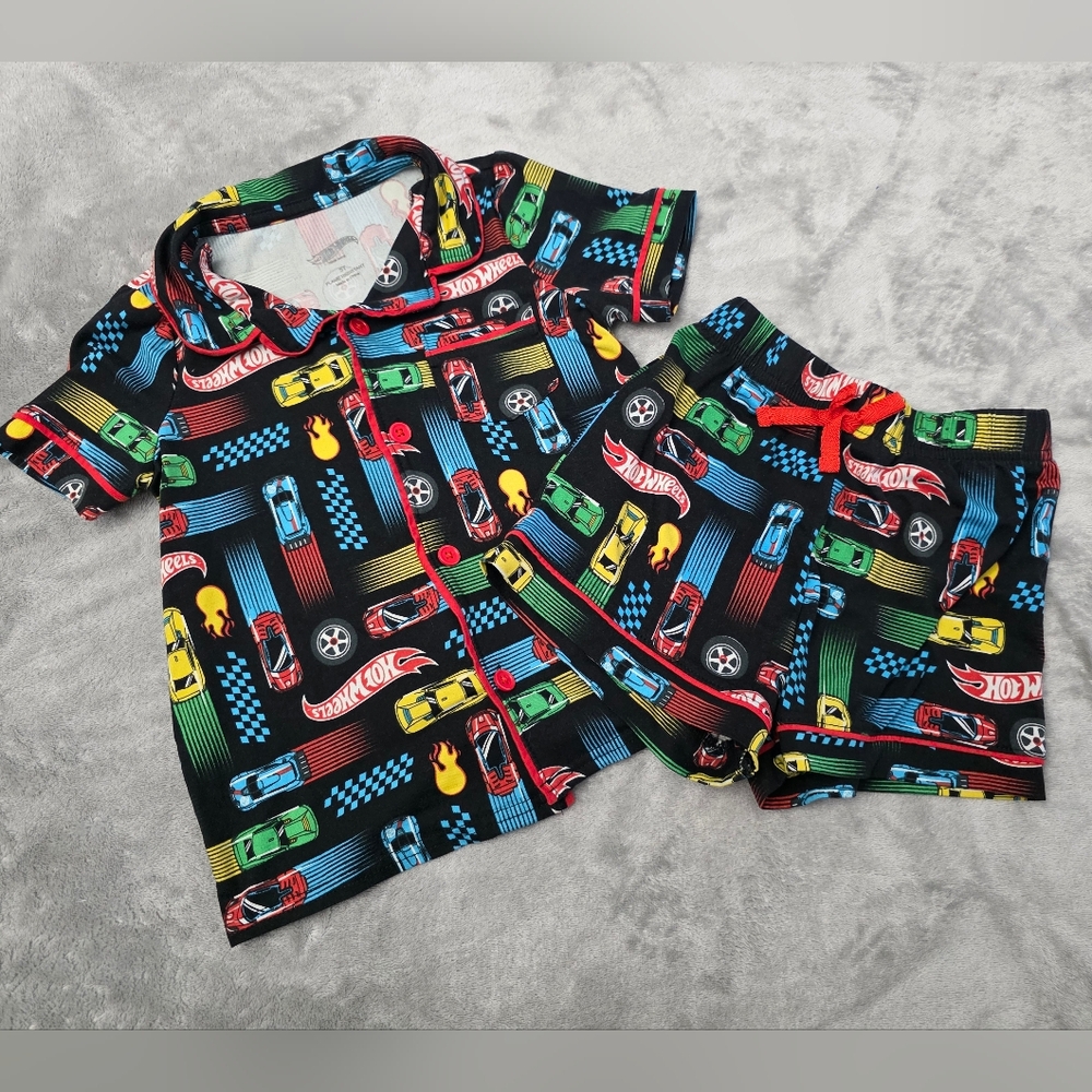 Kids Hotwheels Pajama Set